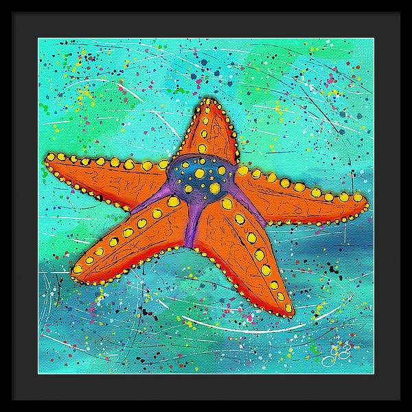 Sea Star Celebration - Framed Print
