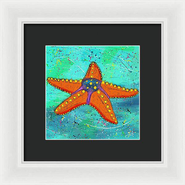Sea Star Celebration - Framed Print