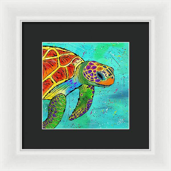 Sea Turtle Celebration - Framed Print