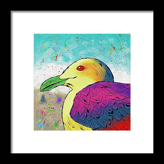Seagull Celebration - Framed Print