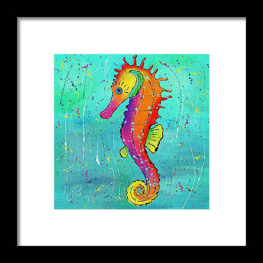 Seahorse Celebration - Framed Print