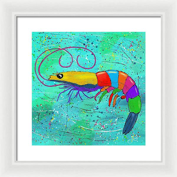Shrimp Celebration - Framed Print