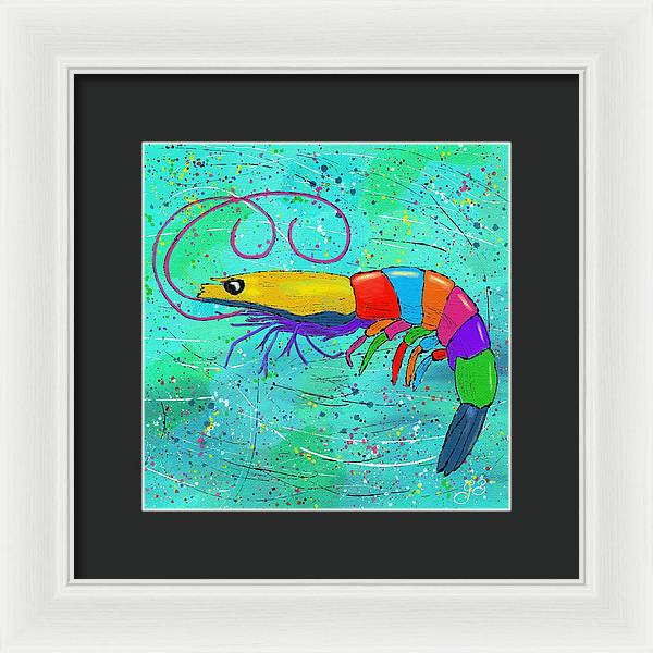 Shrimp Celebration - Framed Print