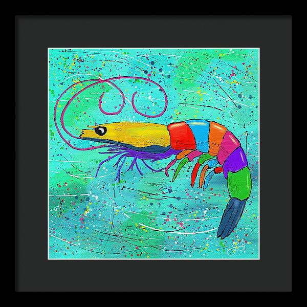 Shrimp Celebration - Framed Print