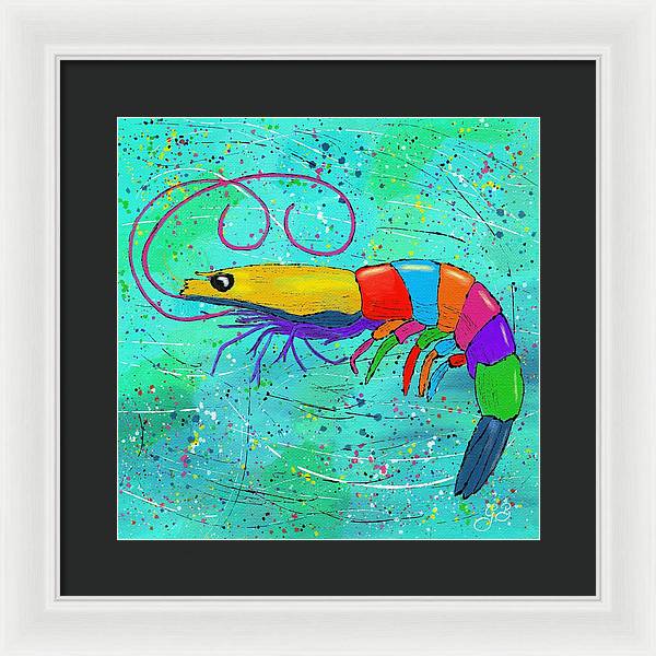 Shrimp Celebration - Framed Print