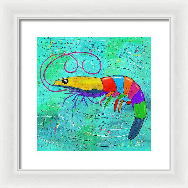 Shrimp Celebration - Framed Print