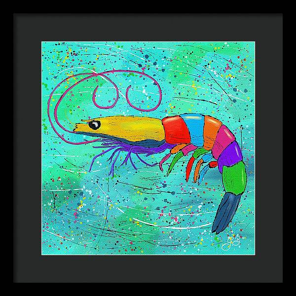 Shrimp Celebration - Framed Print