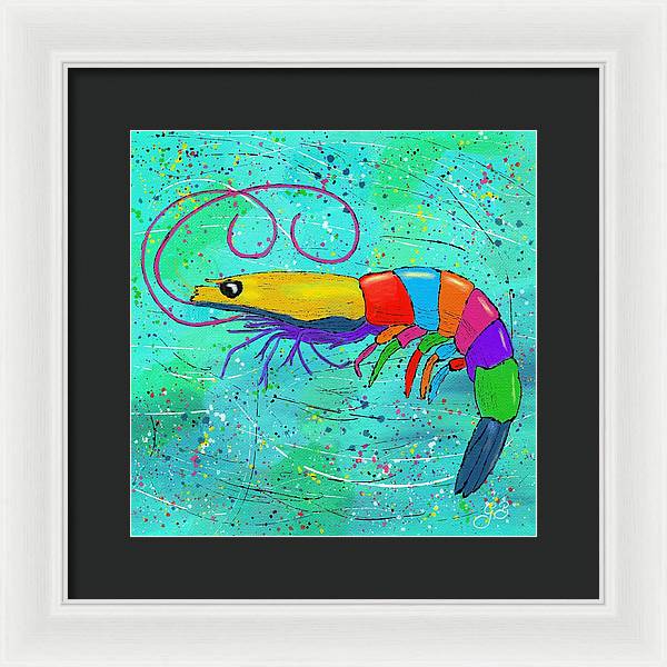 Shrimp Celebration - Framed Print
