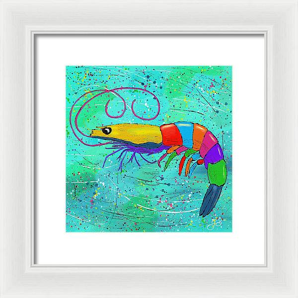 Shrimp Celebration - Framed Print
