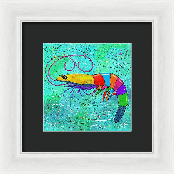 Shrimp Celebration - Framed Print