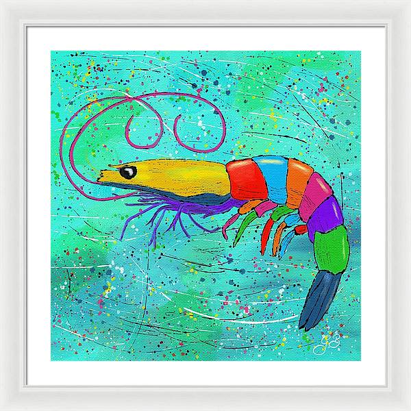 Shrimp Celebration - Framed Print