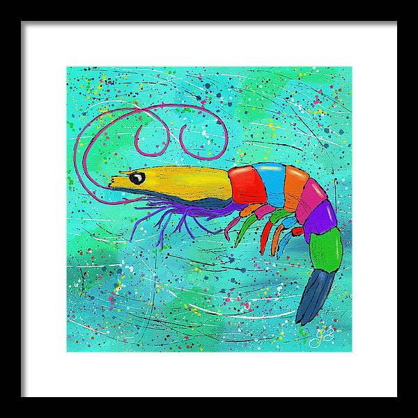 Shrimp Celebration - Framed Print