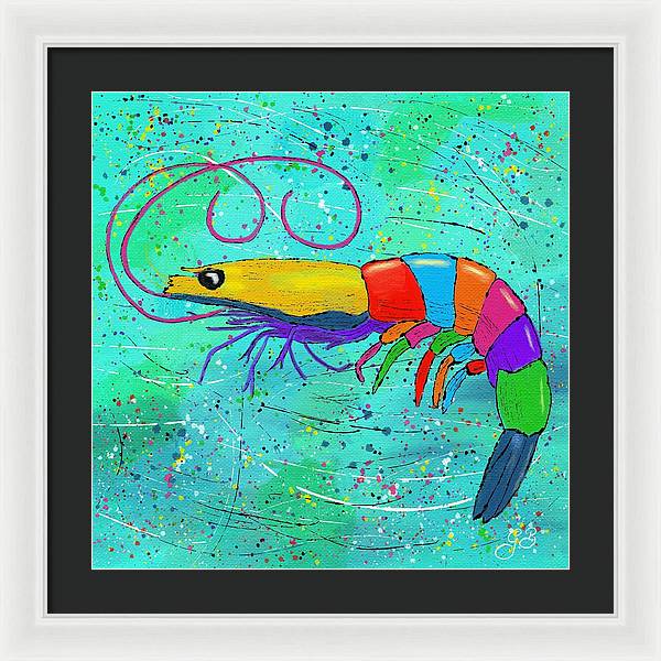 Shrimp Celebration - Framed Print