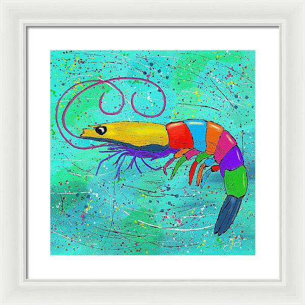 Shrimp Celebration - Framed Print