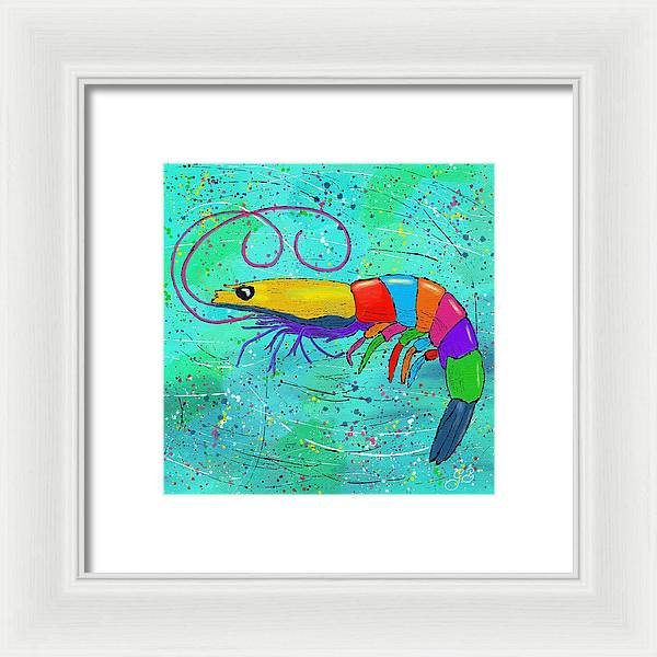 Shrimp Celebration - Framed Print