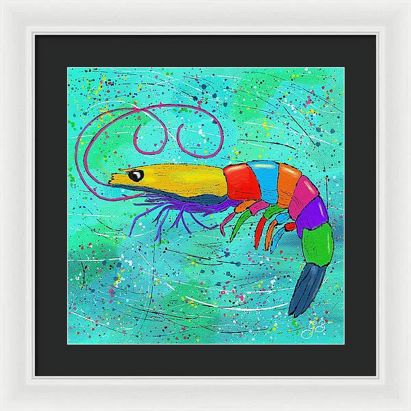 Shrimp Celebration - Framed Print