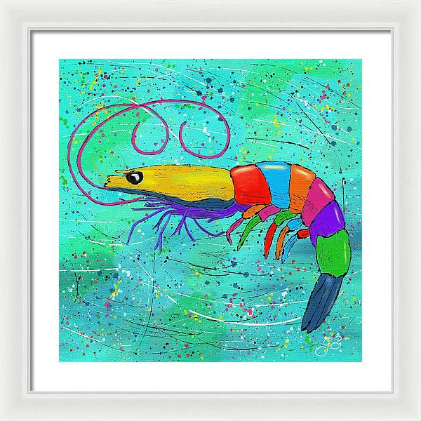 Shrimp Celebration - Framed Print