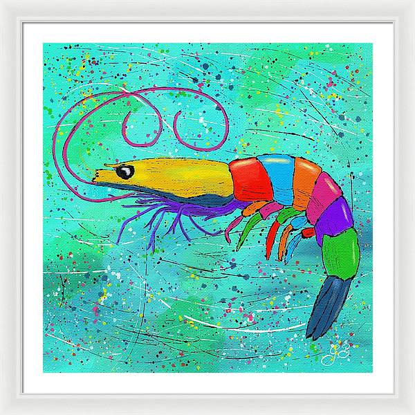 Shrimp Celebration - Framed Print