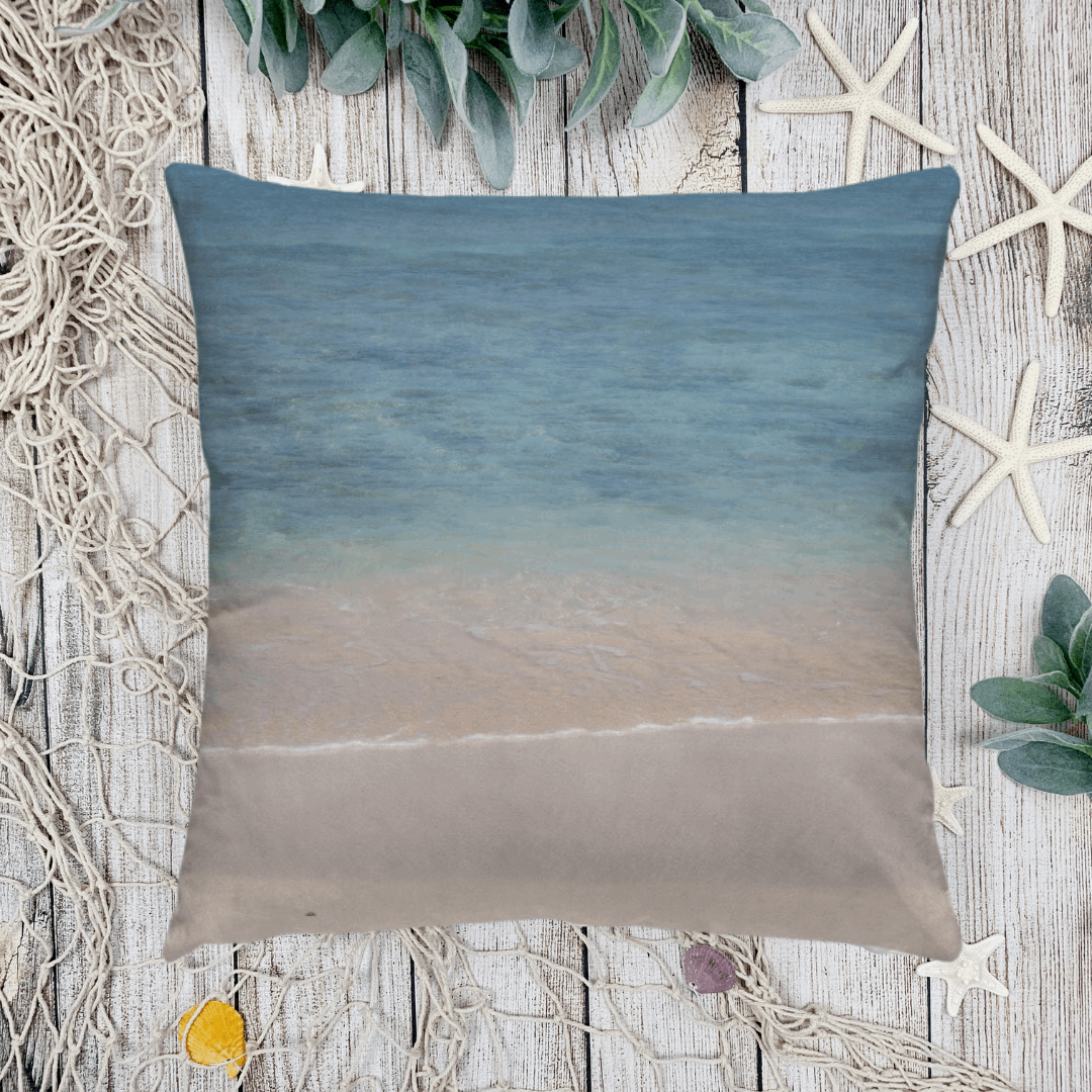 Calm Beach Pillow 14 Inch