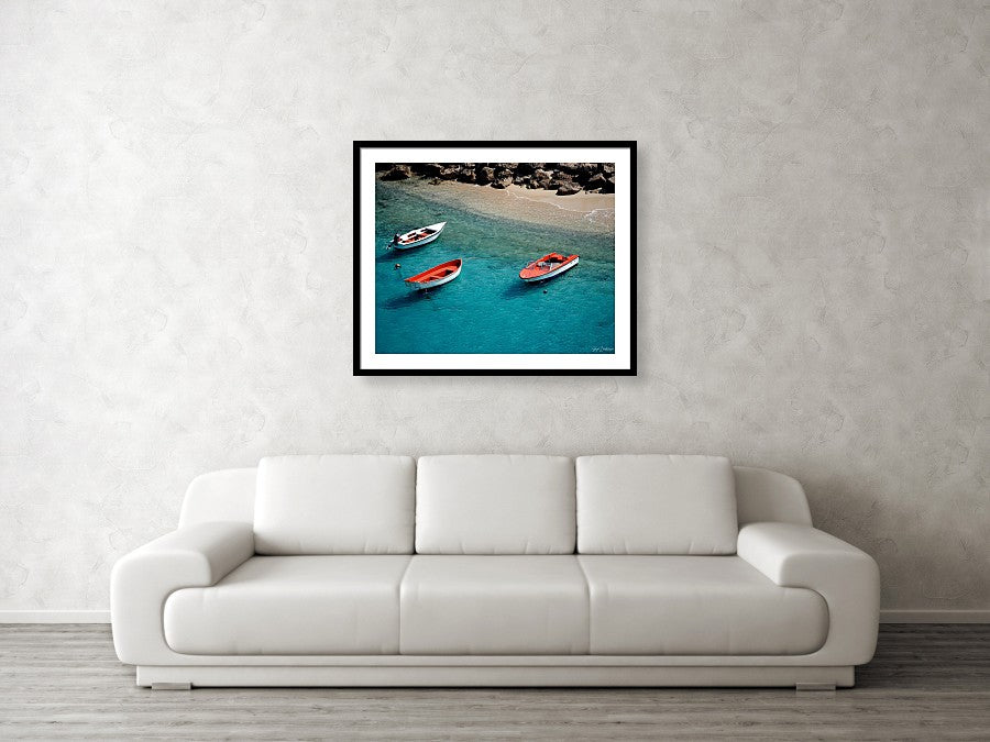 Boats of Bonaire - Framed Print