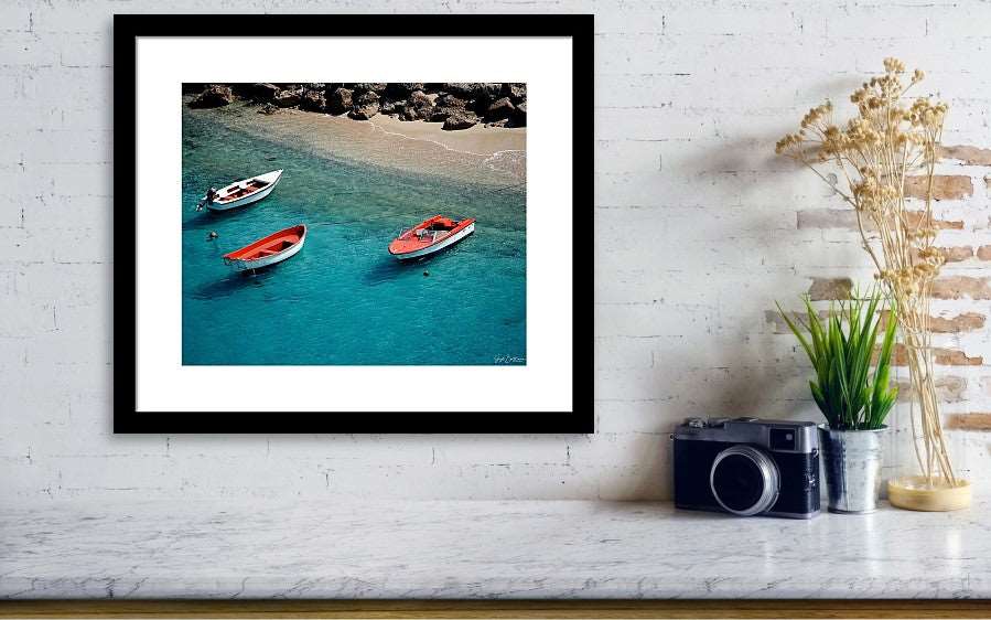 Boats of Bonaire - Framed Print