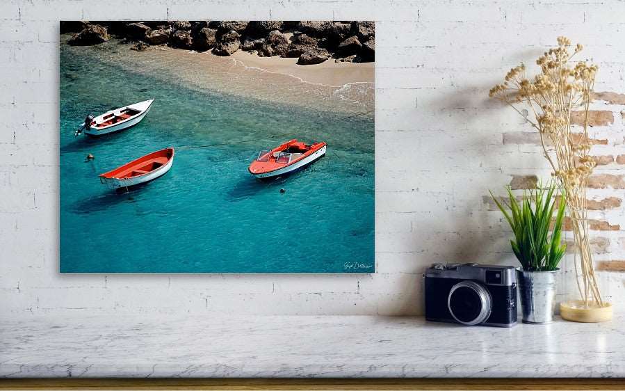 Boats of Bonaire - Acrylic Print