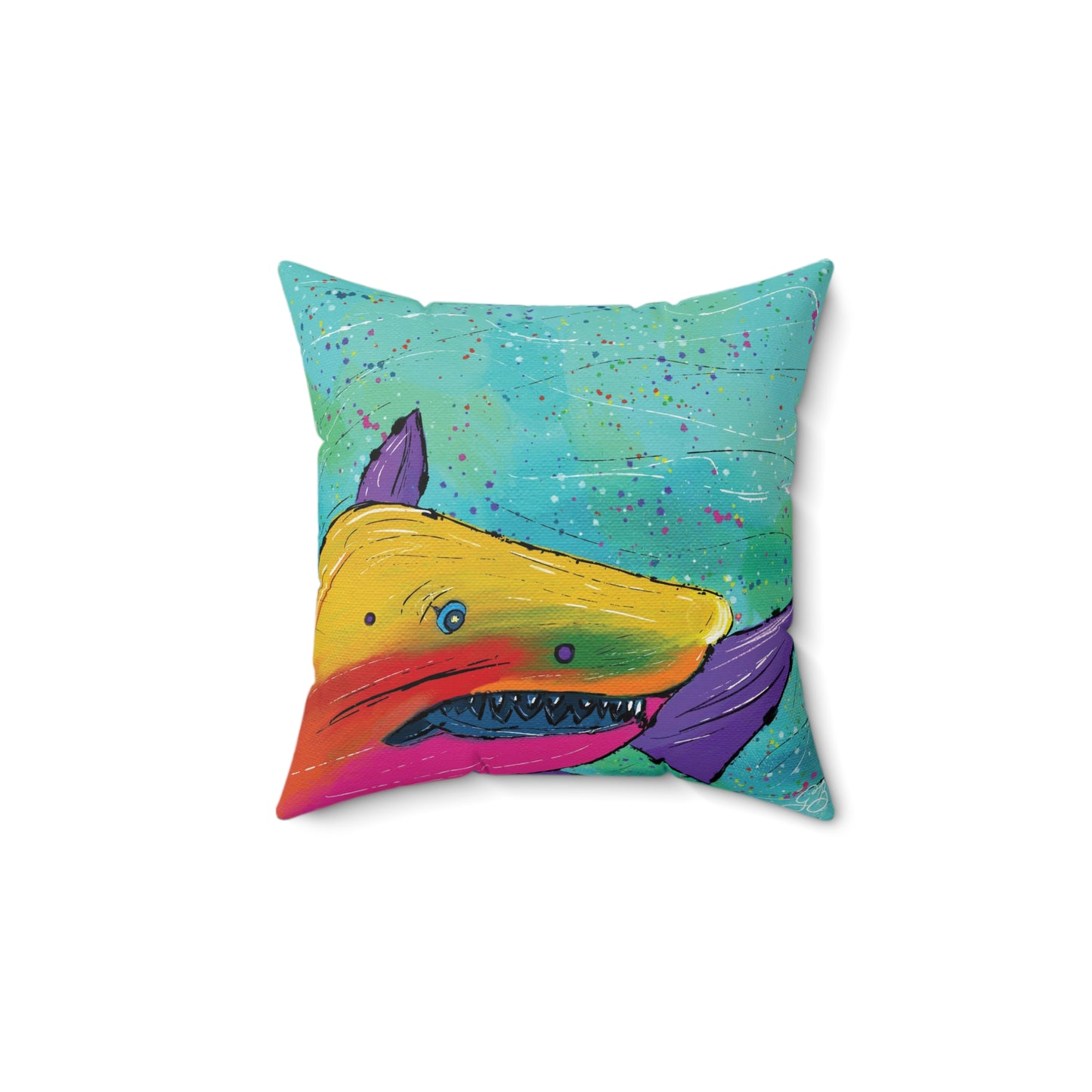 Shark Square Pillow