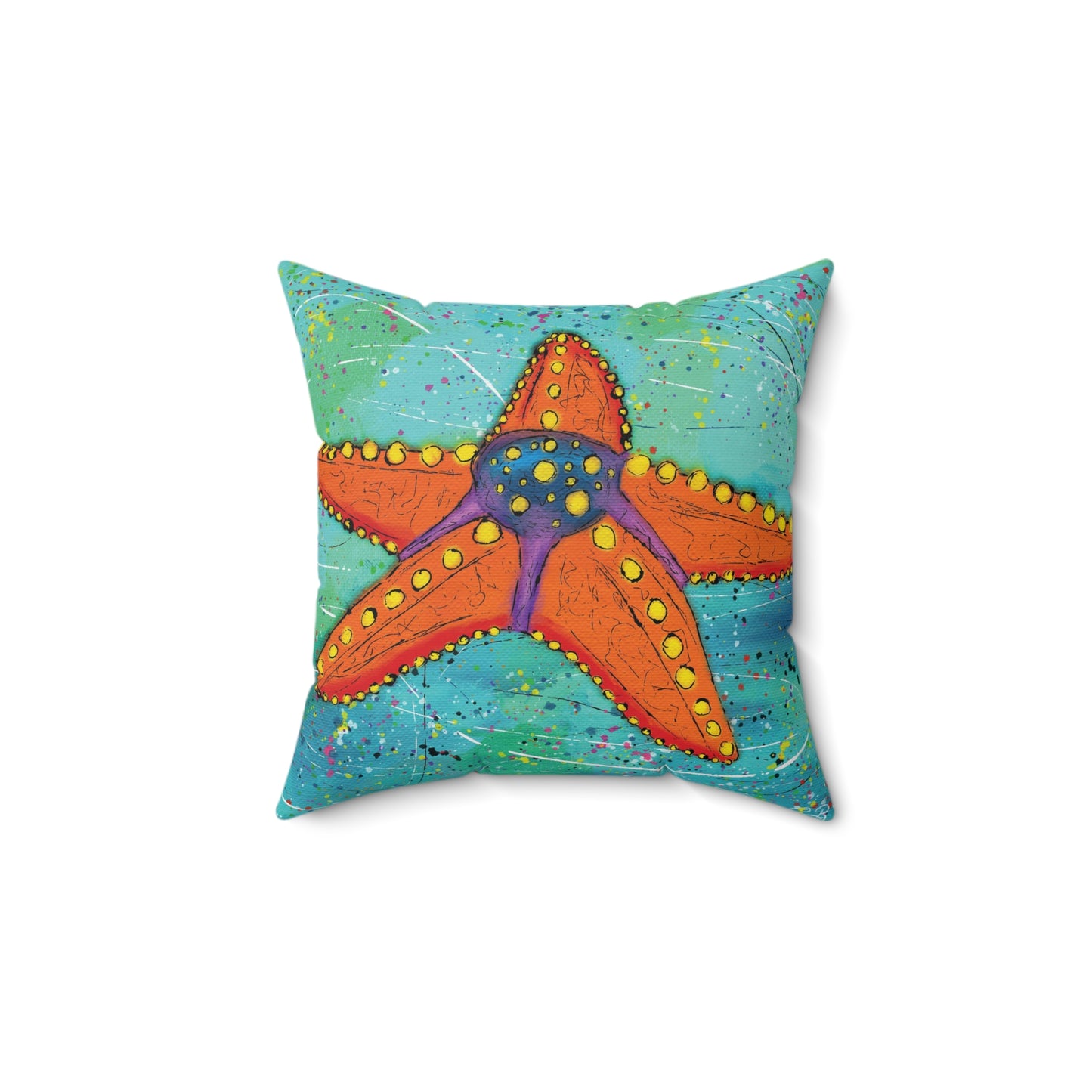 Starfish Square Pillow