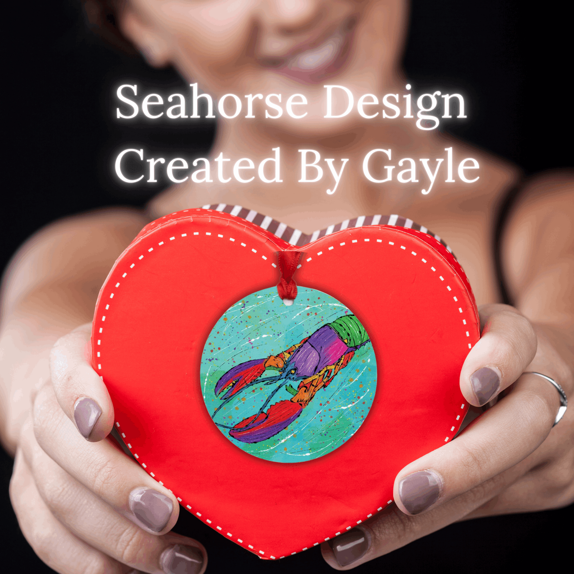 Lobster Ornament - One-Sided (Round)