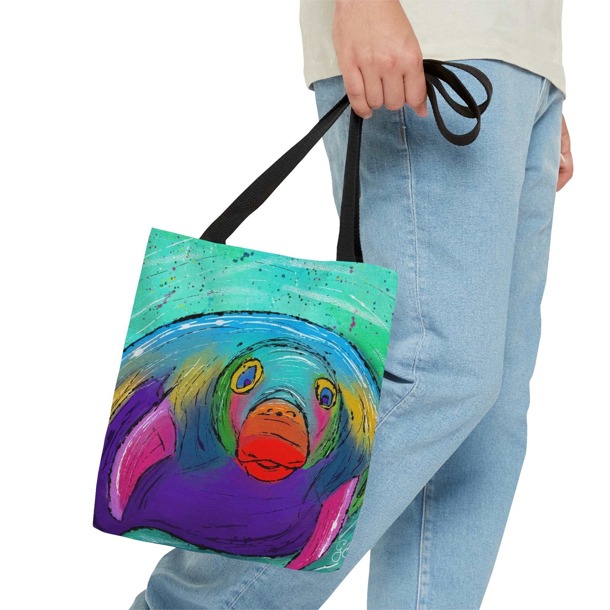 Manatee Tote Bag