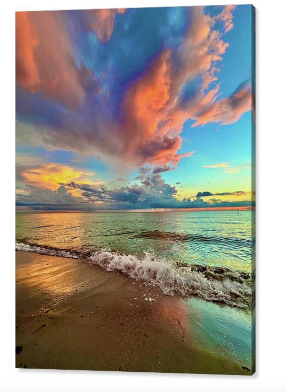 Rainbow Beach - Acrylic Print