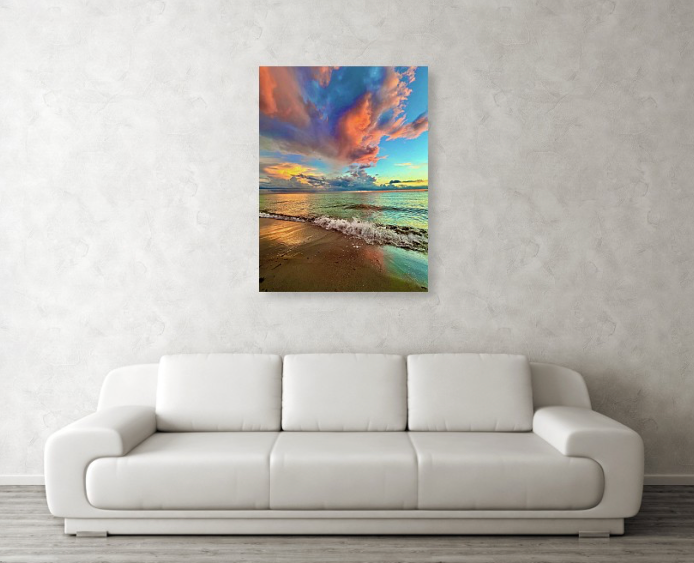 Rainbow Beach - Acrylic Print