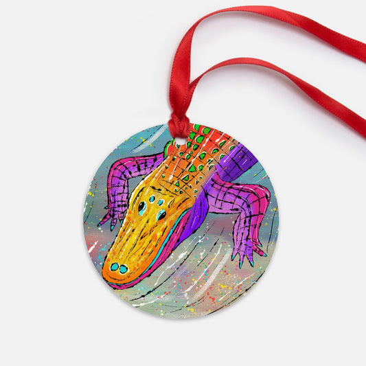 Alligator Celebration Ornament