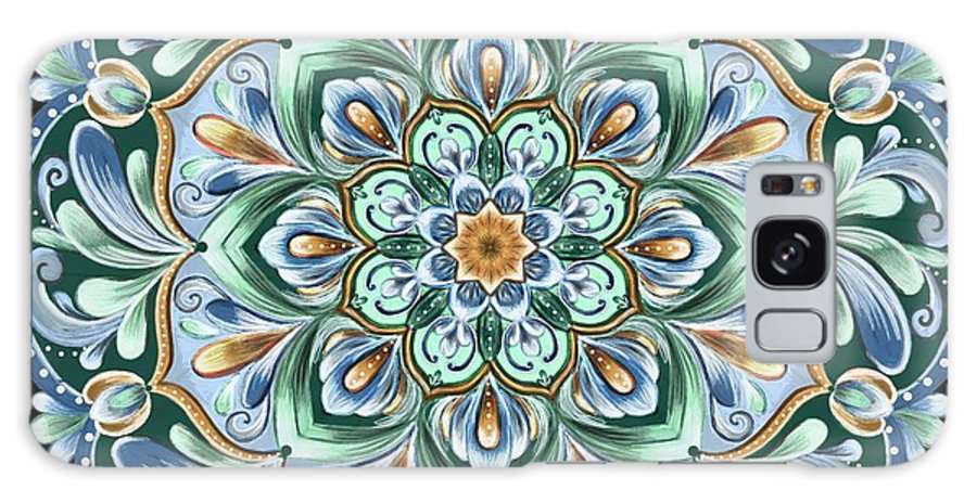 Calming Blue Mandala - Phone Case