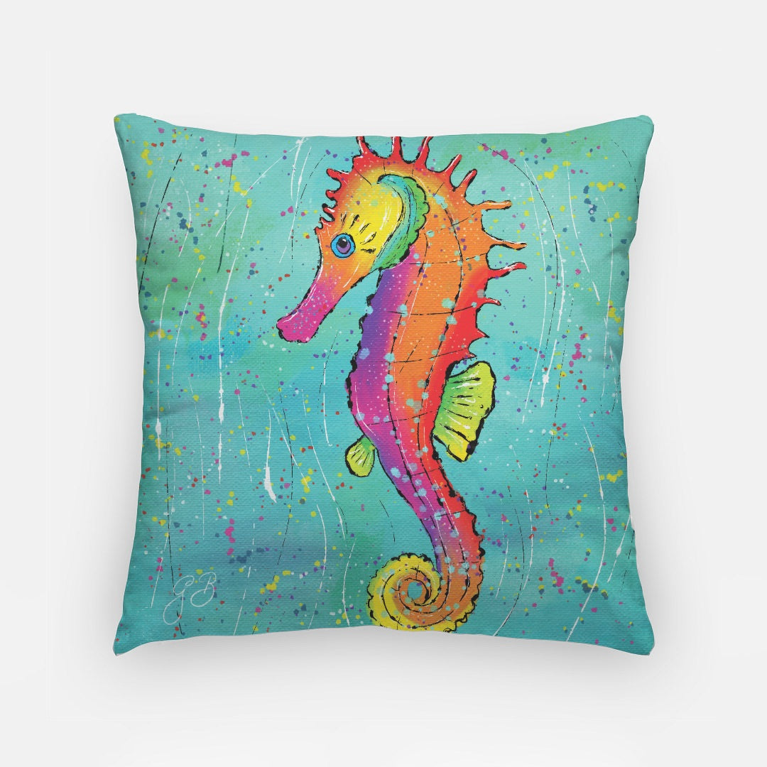 Turtle/Seahorse Pillow 18 inch