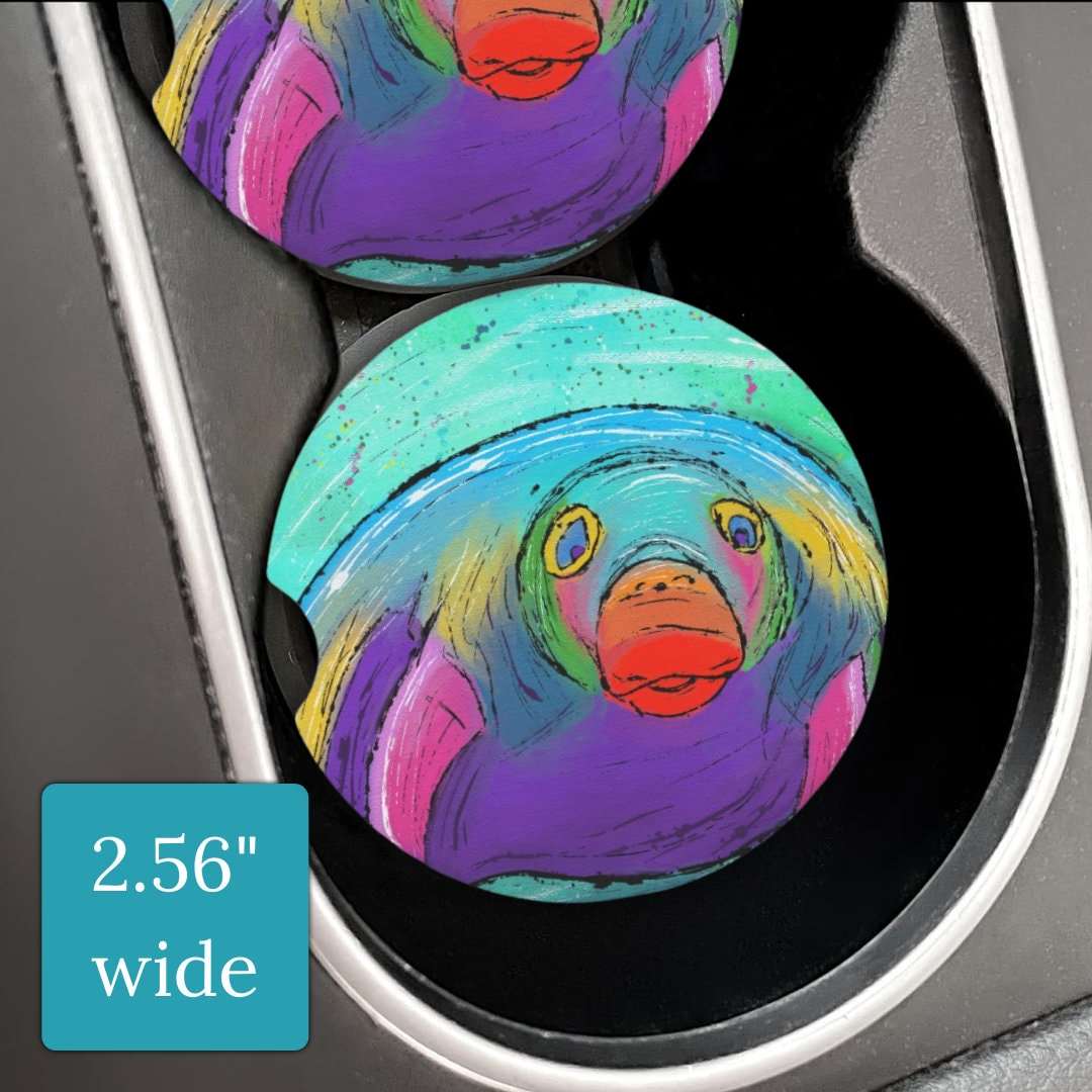 Manatee Sandstone Car Coaster | Design Created By Gayle