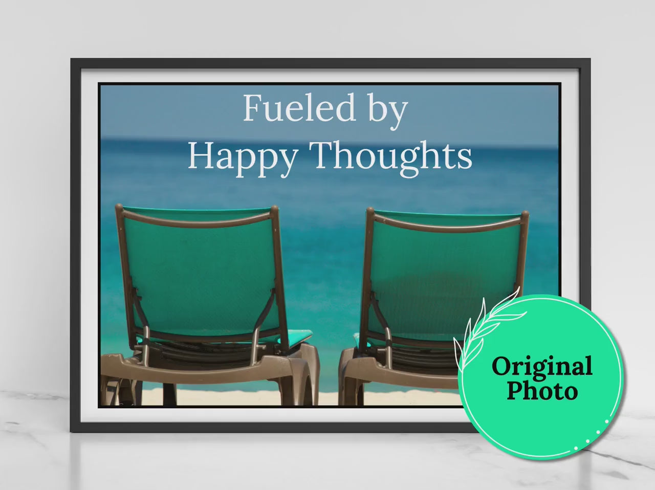 Motivational Original Photo Quote | Happy Thoughts | Created By Gayle