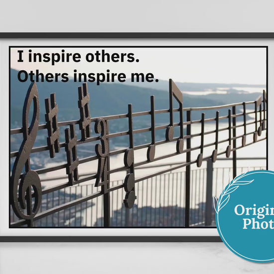 Inspirational Original Photo Music Quote | Created By Gayle