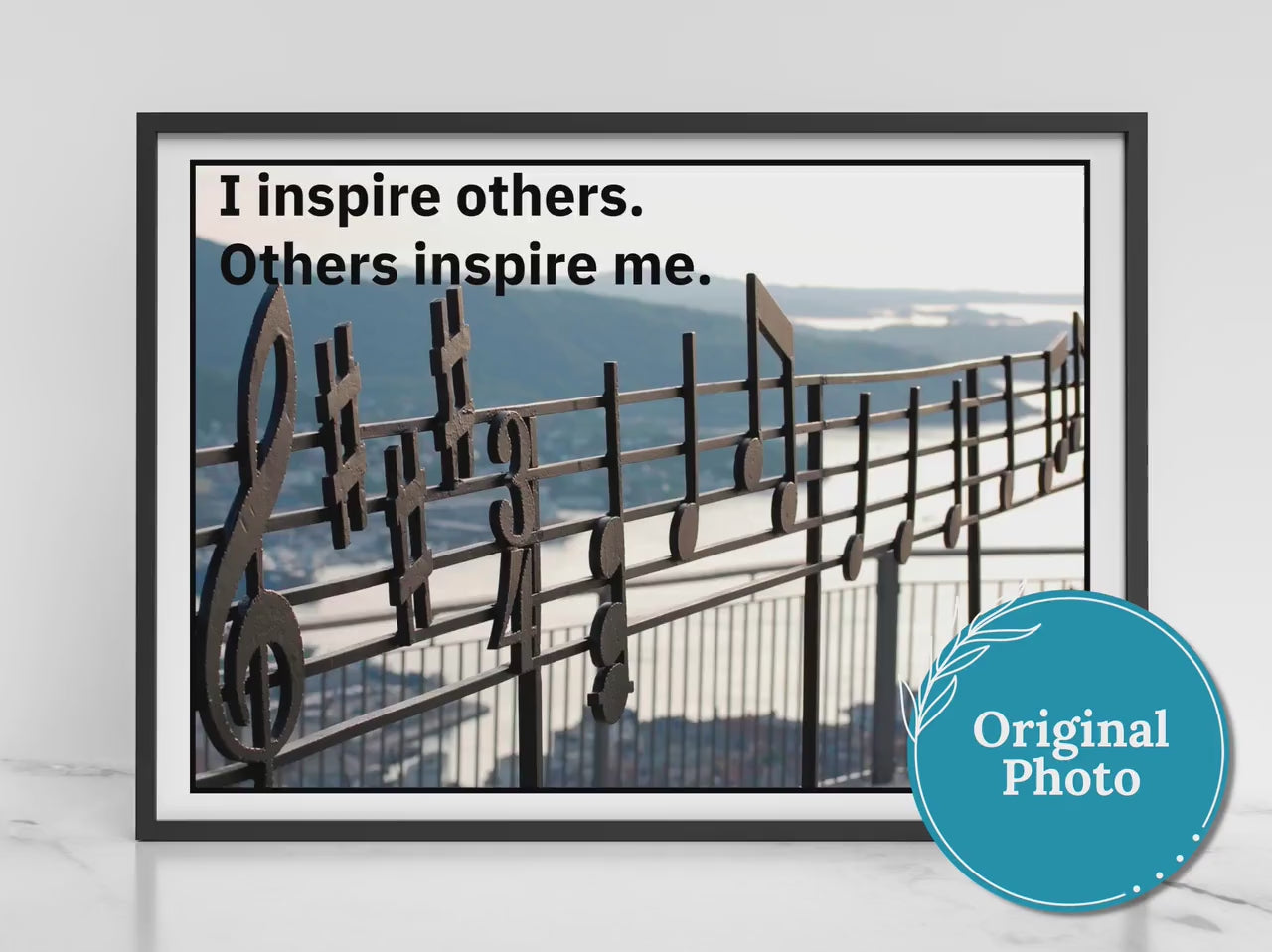 Inspirational Original Photo Music Quote | Created By Gayle