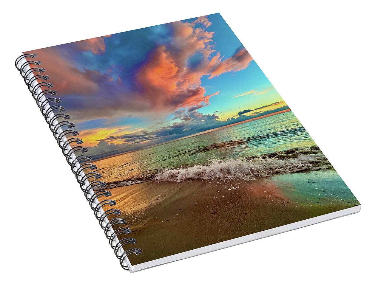 Rainbow Beach - Spiral Notebook