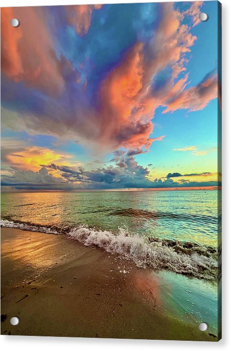 Rainbow Beach - Acrylic Print