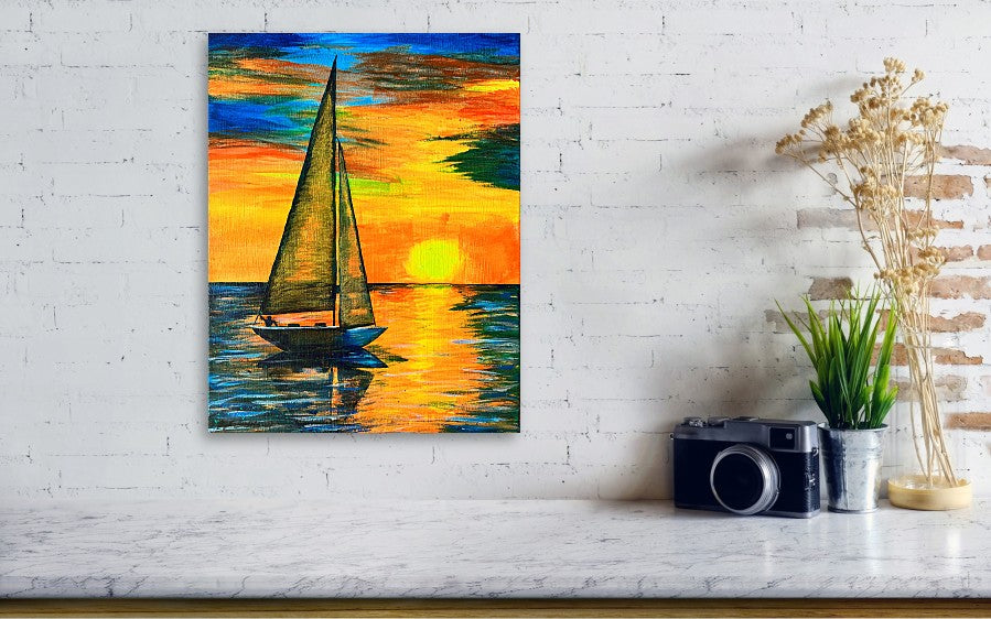 Sunset Sail - Acrylic Print