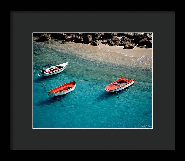 Boats of Bonaire - Framed Print