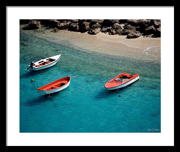 Boats of Bonaire - Framed Print