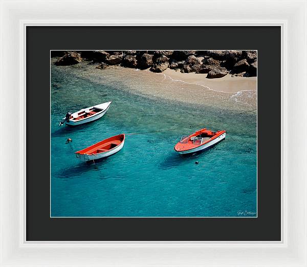 Boats of Bonaire - Framed Print