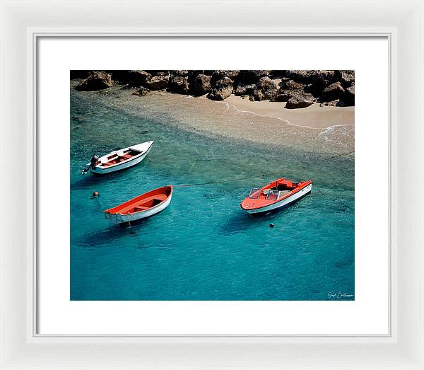 Boats of Bonaire - Framed Print