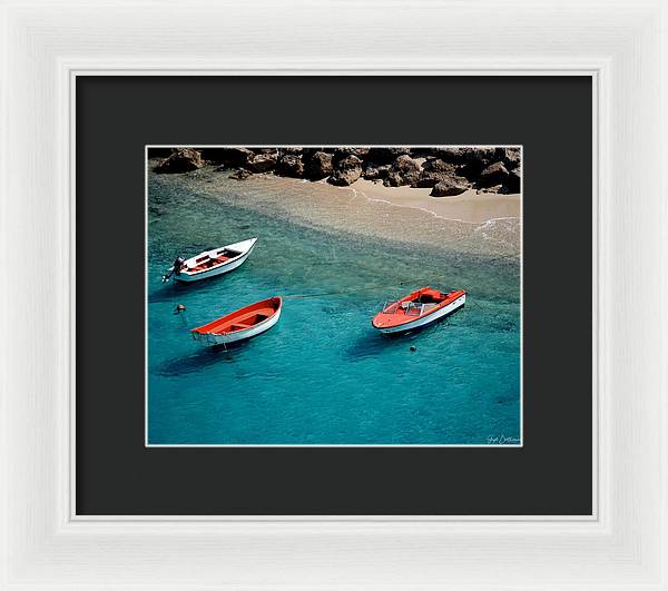 Boats of Bonaire - Framed Print