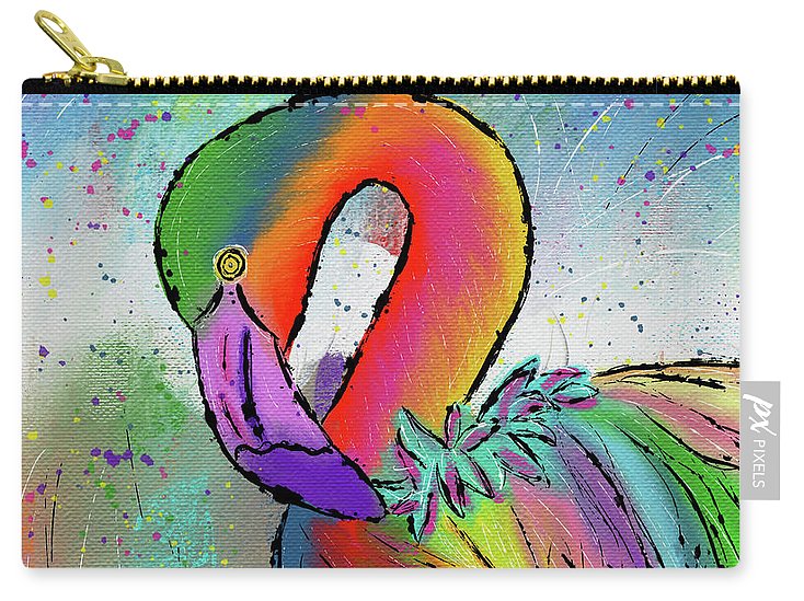 Flamingo Celebration - Zip Pouch