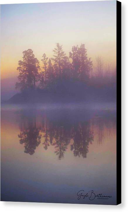 Early Morning Trees - Canvas Print