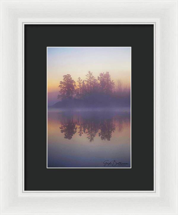 Early Morning Trees - Framed Print